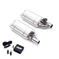 2 in 1 uit Kleppendemper RVS RM Vacuum / Elektrisch Set van 2