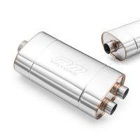Universele ovale demper RVS RM #4
