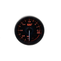 Vacuum Meter Zwart 60 mm premium