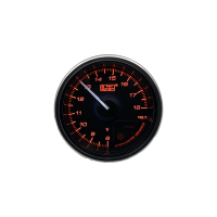 Voltage Meter Zwart 60 mm premium