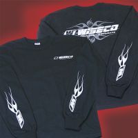 Wiseco Black Long Sleeve T-Shirt w/Flame Design M WW6471M